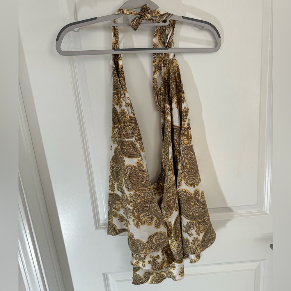 Silk Tie Top